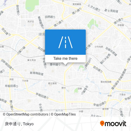 庚申通り map