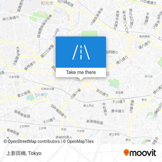 上新田橋 map