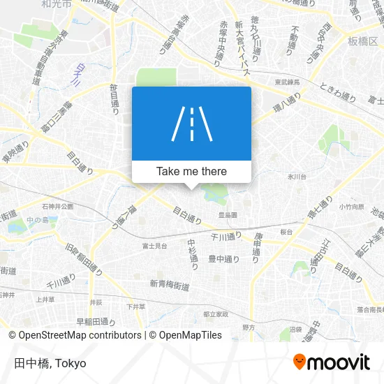 田中橋 map