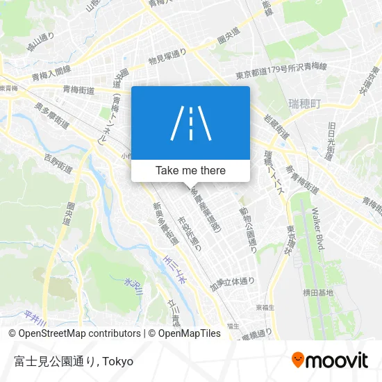 富士見公園通り map