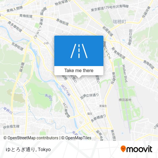 ゆとろぎ通り map