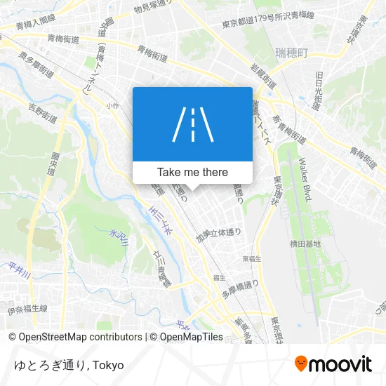 ゆとろぎ通り map