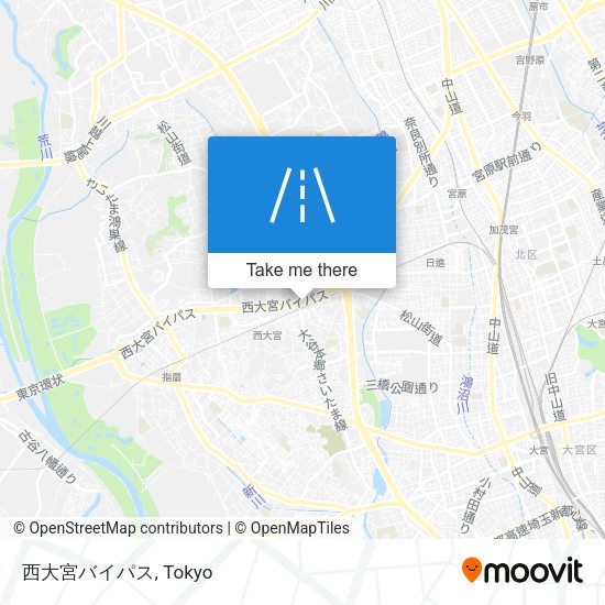 西大宮バイパス map