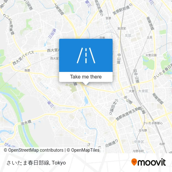 さいたま春日部線 map