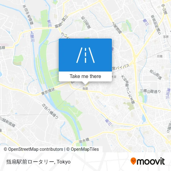 指扇駅前ロータリー map