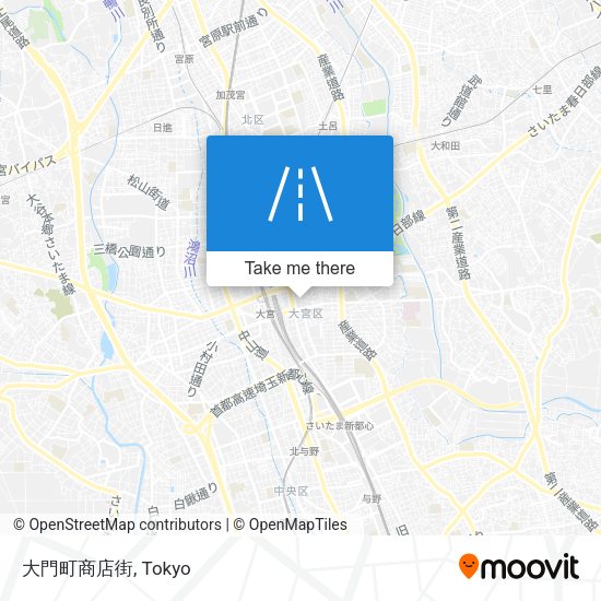 大門町商店街 map