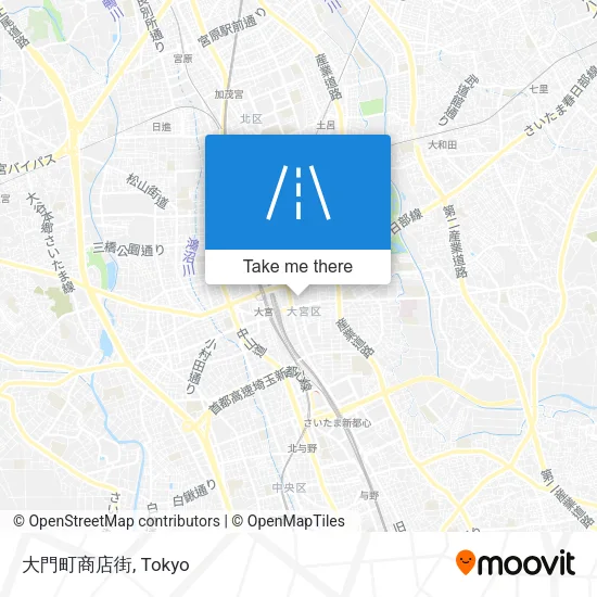 大門町商店街 map