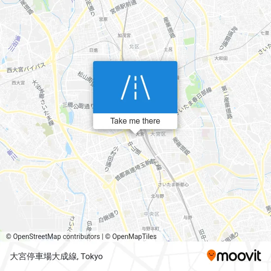 大宮停車場大成線 map