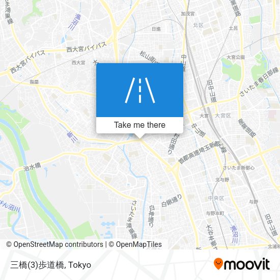 三橋(3)歩道橋 map