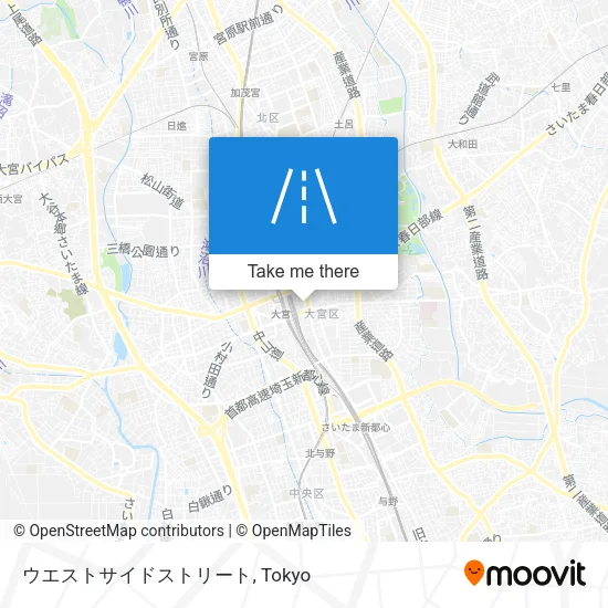 ウエストサイドストリート map