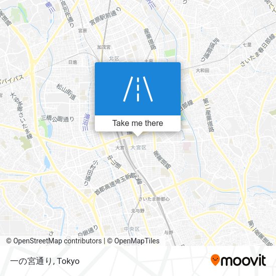 一の宮通り map