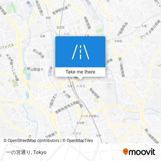一の宮通り map