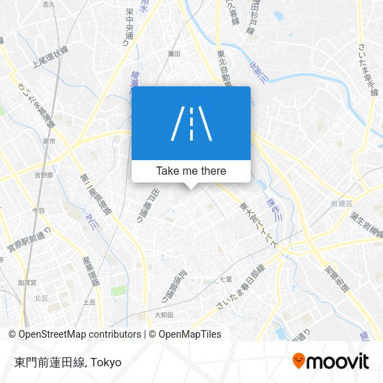 東門前蓮田線 map