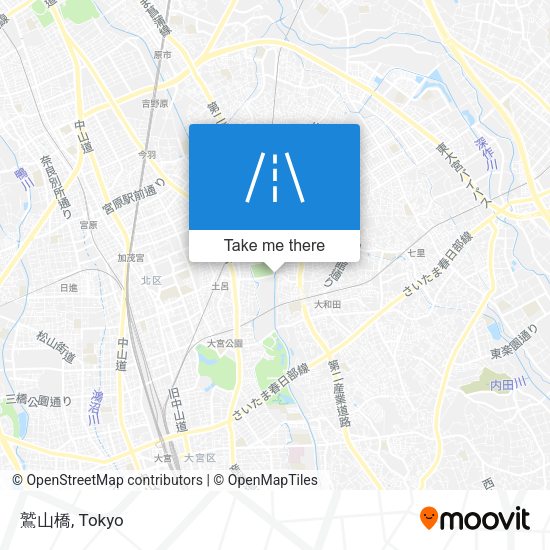 鷲山橋 map
