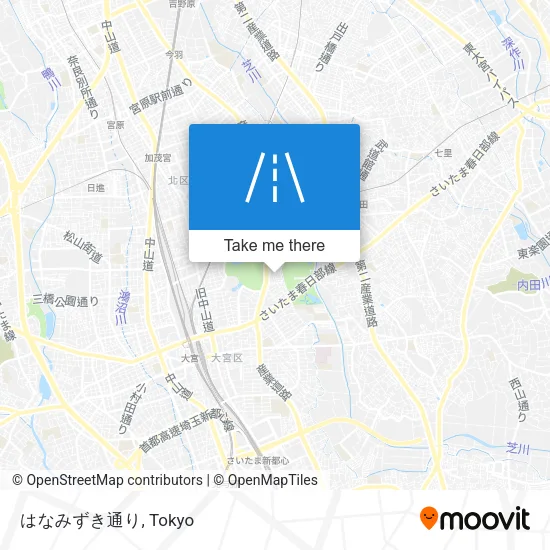 はなみずき通り map