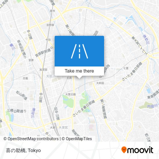 喜の助橋 map
