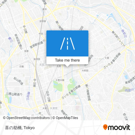 喜の助橋 map