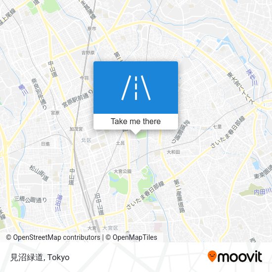 見沼緑道 map