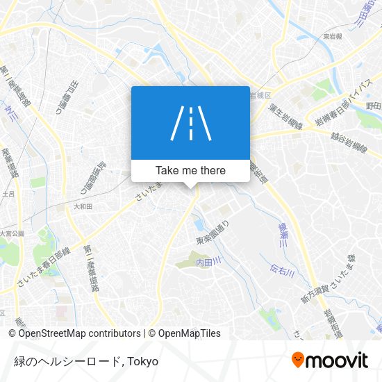 緑のヘルシーロード map