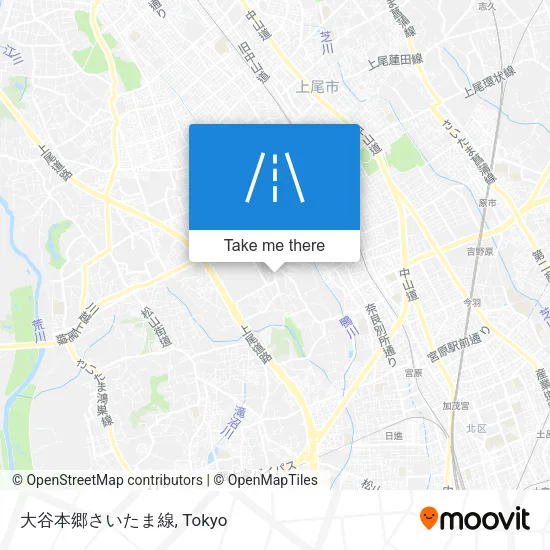 大谷本郷さいたま線 map