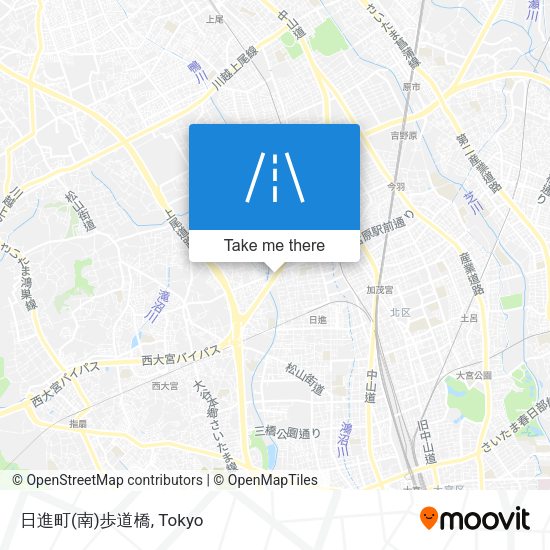 日進町(南)歩道橋 map