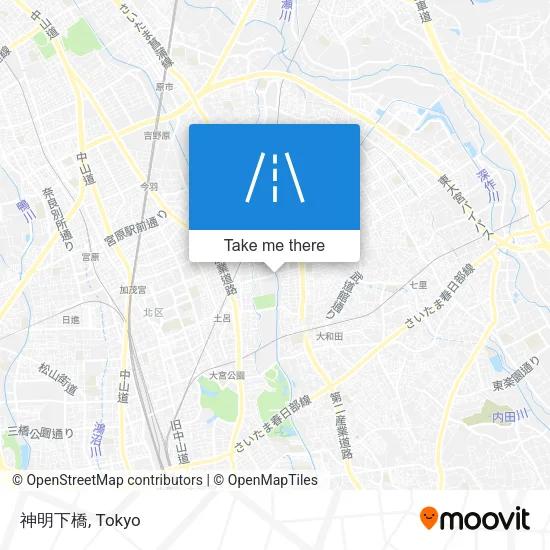 神明下橋 map