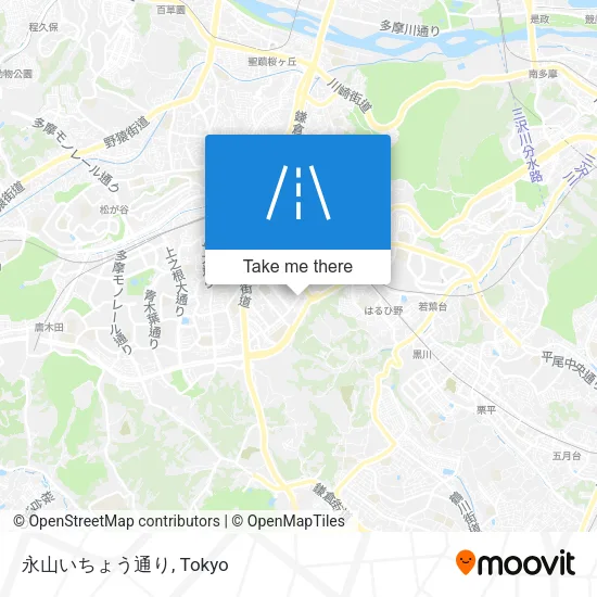 永山いちょう通り map