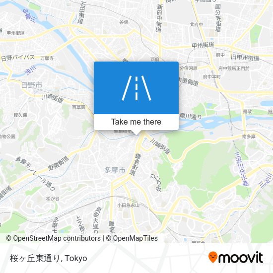 桜ヶ丘東通り map
