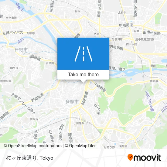 桜ヶ丘東通り map