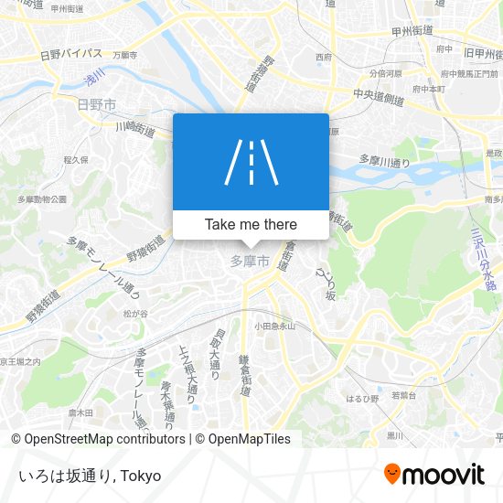 いろは坂通り map