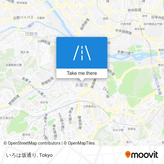 いろは坂通り map