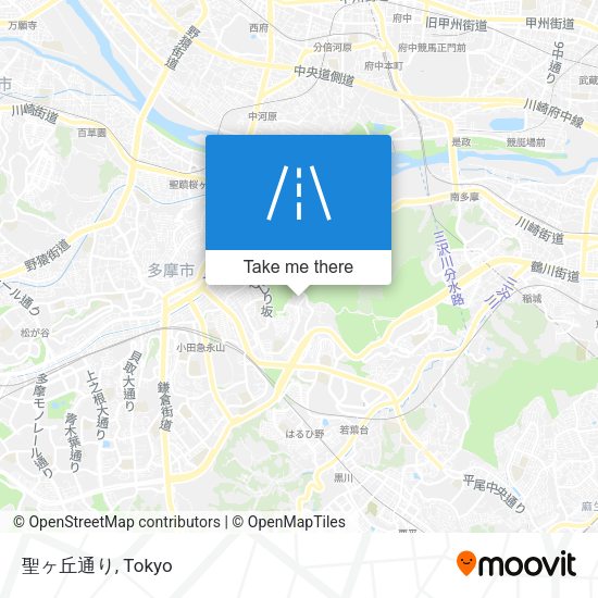 聖ヶ丘通り map