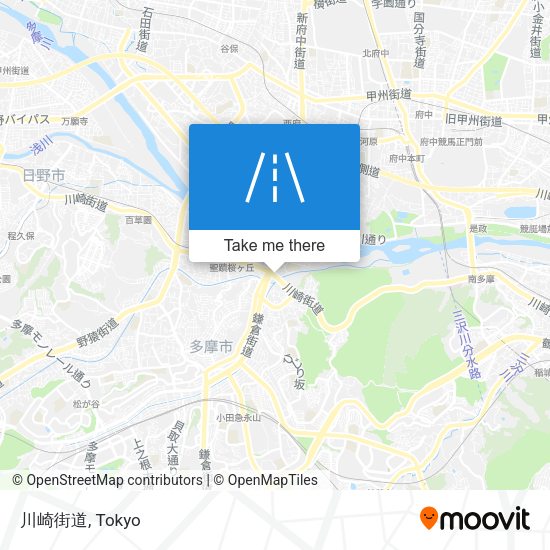 川崎街道 map