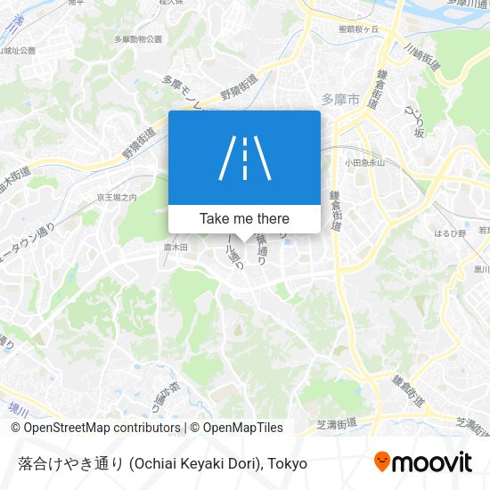 落合けやき通り (Ochiai Keyaki Dori) map