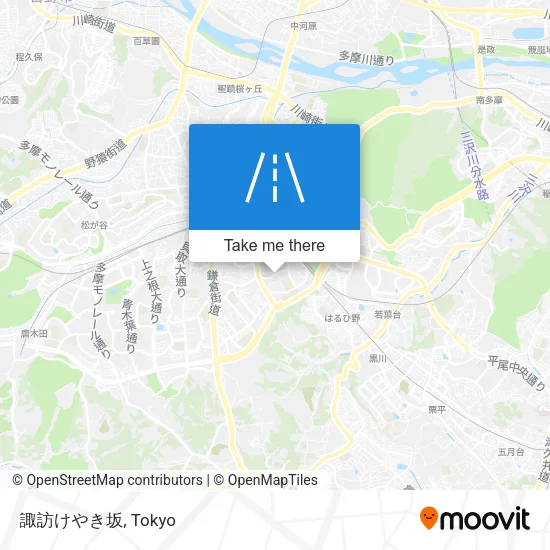 諏訪けやき坂 map