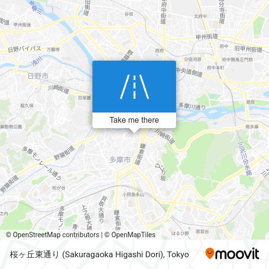 桜ヶ丘東通り (Sakuragaoka Higashi Dori) map