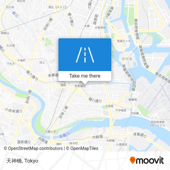 天神橋 map
