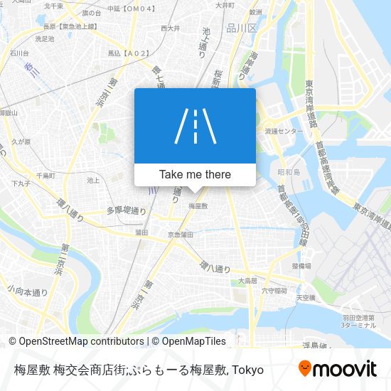 梅屋敷 梅交会商店街;ぷらもーる梅屋敷 map