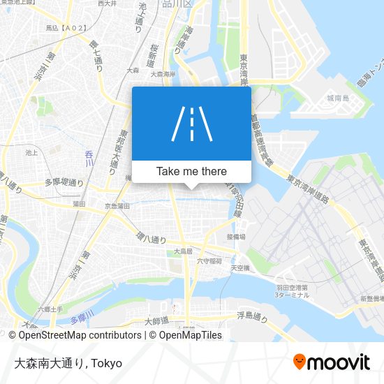 大森南大通り map
