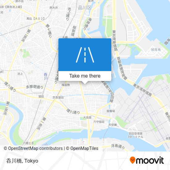 呑川橋 map