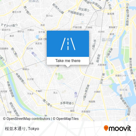 桜並木通り map