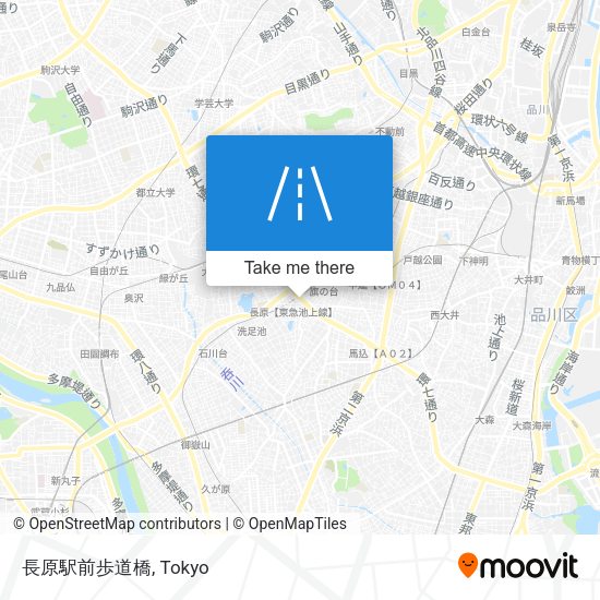 長原駅前歩道橋 map
