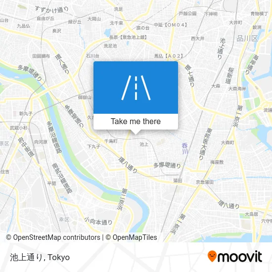 池上通り map
