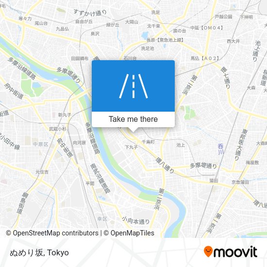 ぬめり坂 map