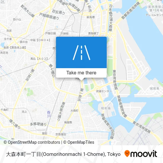 大森本町一丁目(Oomorihonmachi 1-Chome) map