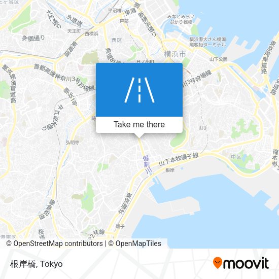 根岸橋 map
