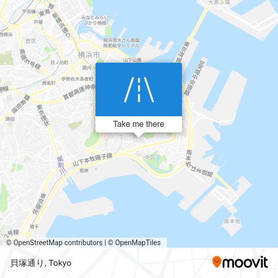 貝塚通り map