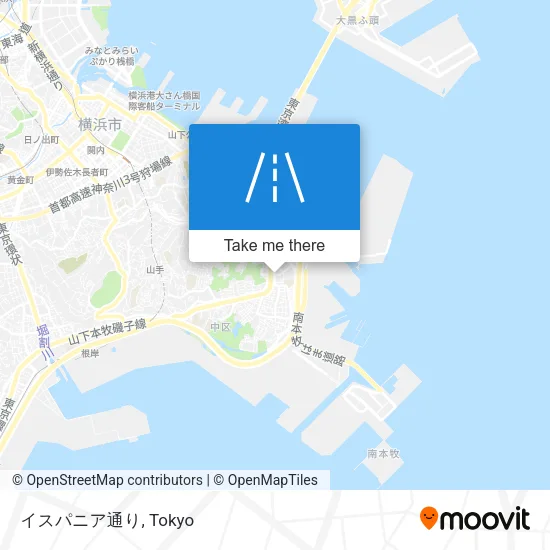 イスパニア通り map