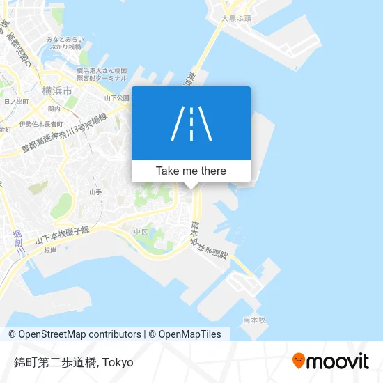Nishikicho Second Pedestrian Bridge map