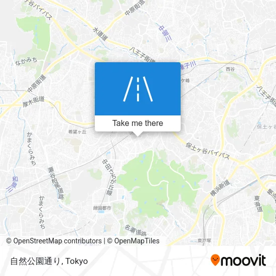 自然公園通り map